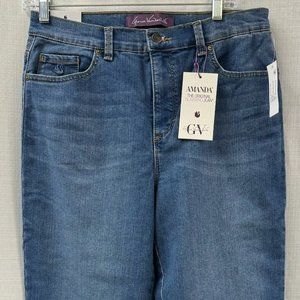 Gloria Vanderbilt Slimming Jeans Crested Blue NWT-10 Average